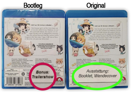 Bootleg aufgetaucht - geänderte Ausstattungs-Angaben